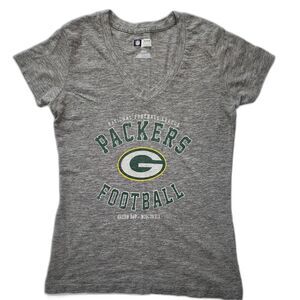 NFL Team Apparel Women's Green Bay Packers Football Fitted T-Shirt Size M
